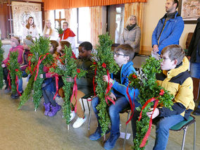 Palmsontag in St. Crescentius - Beginn der Heiligen Woche (Foto: Karl-Franz Thiede)